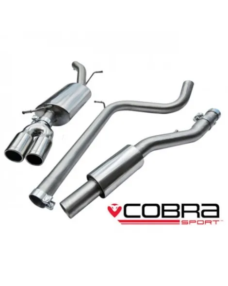 VW Polo GTI 1.4 TSI 10+ Cobra Sport Cat Back System (Resonated) VW Polo GTI 1.4 TSI 10+ Cobra Sport Cat Back System (Resonated)